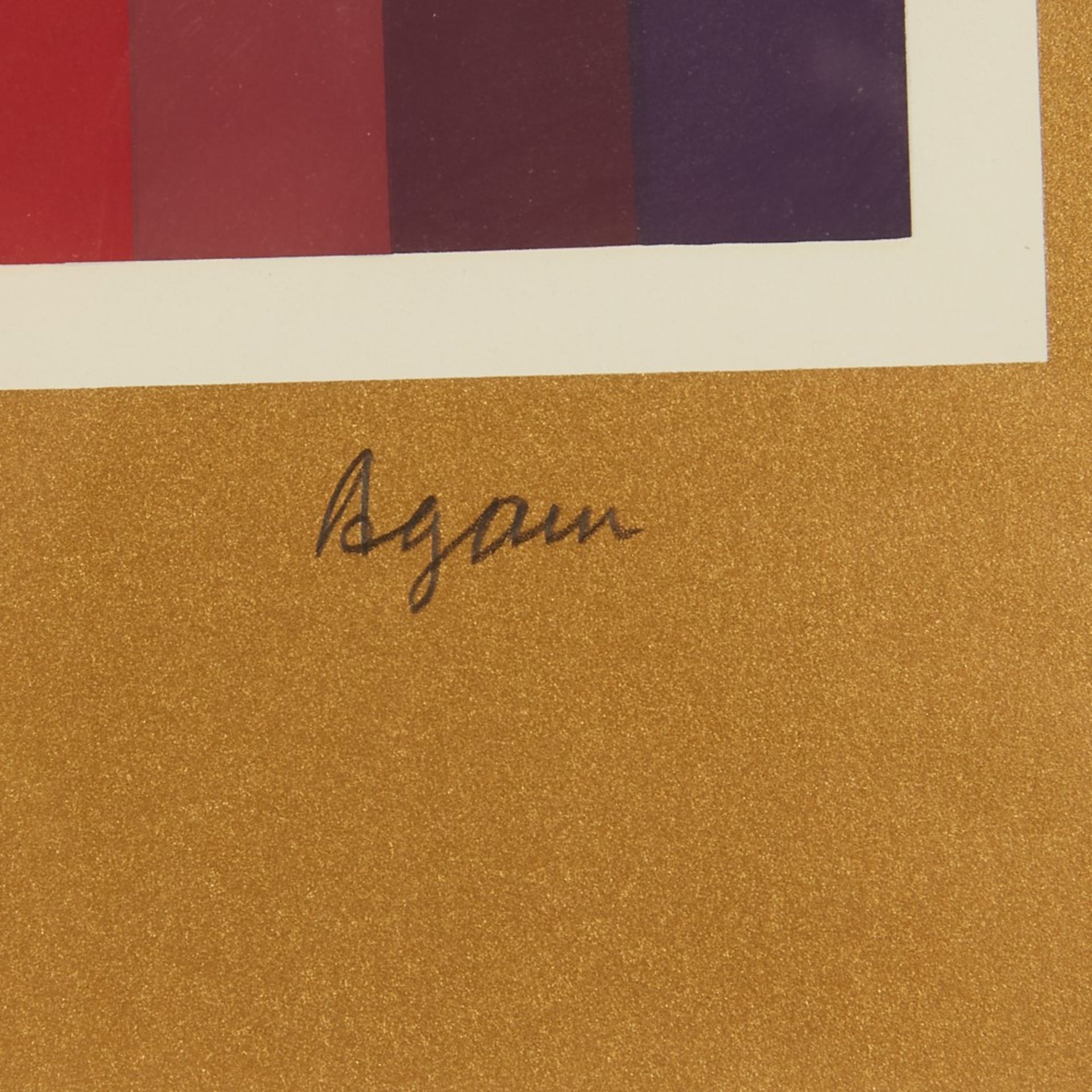 Yaacov Agam "Integrated Rainbow" Silkscreen Serigraph - Bild 3 aus 4