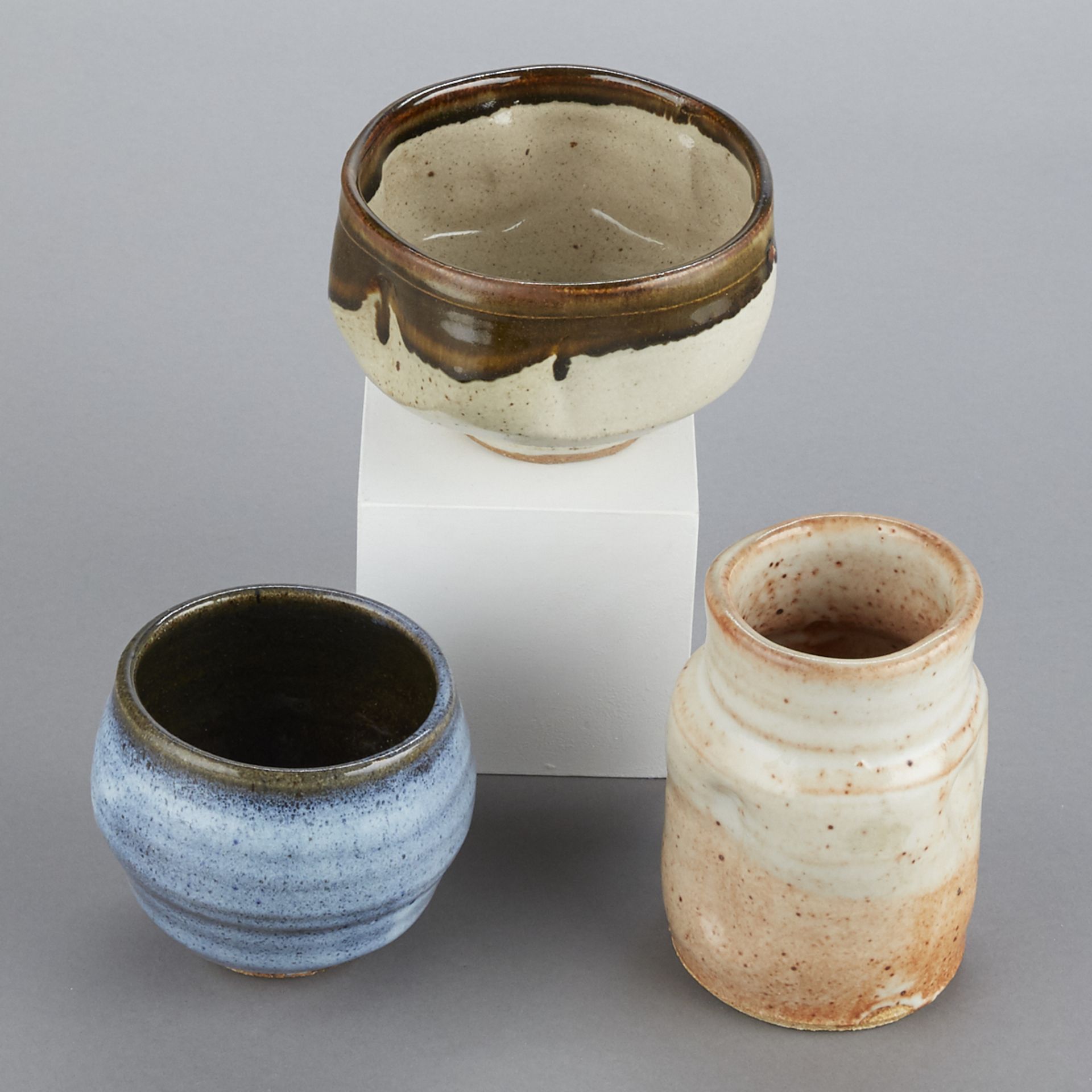 Grp: 3 Warren MacKenzie Studio Pottery Pieces Marked - Bild 5 aus 8