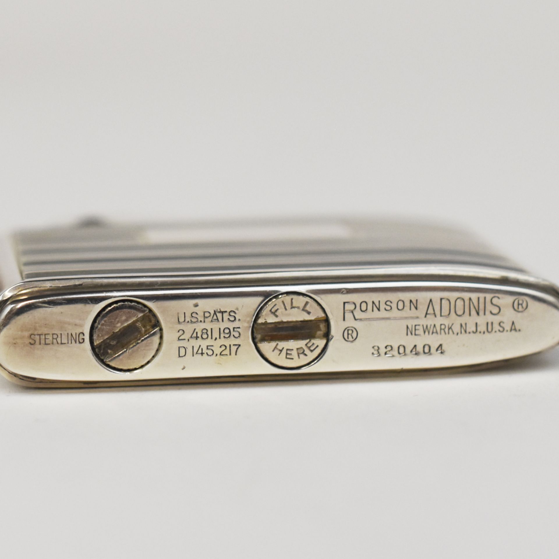 Ronson Sterling Silver Adonis Lighter and Cigarette Case Set - Bild 5 aus 7