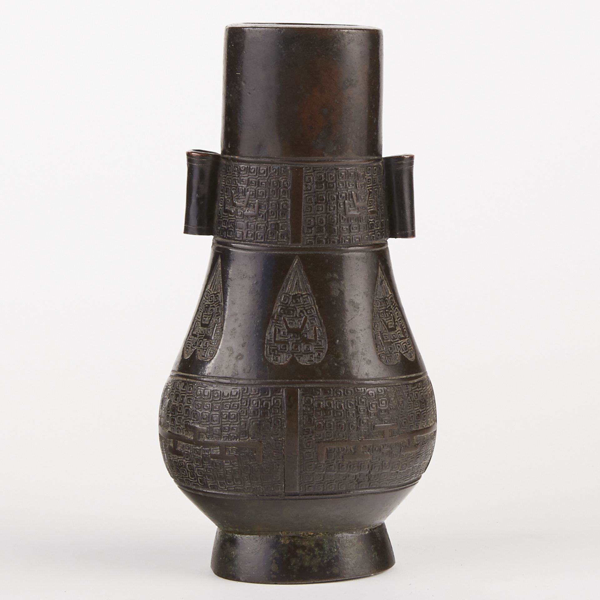 17th c. Chinese Bronze Arrow Vase - Bild 3 aus 6