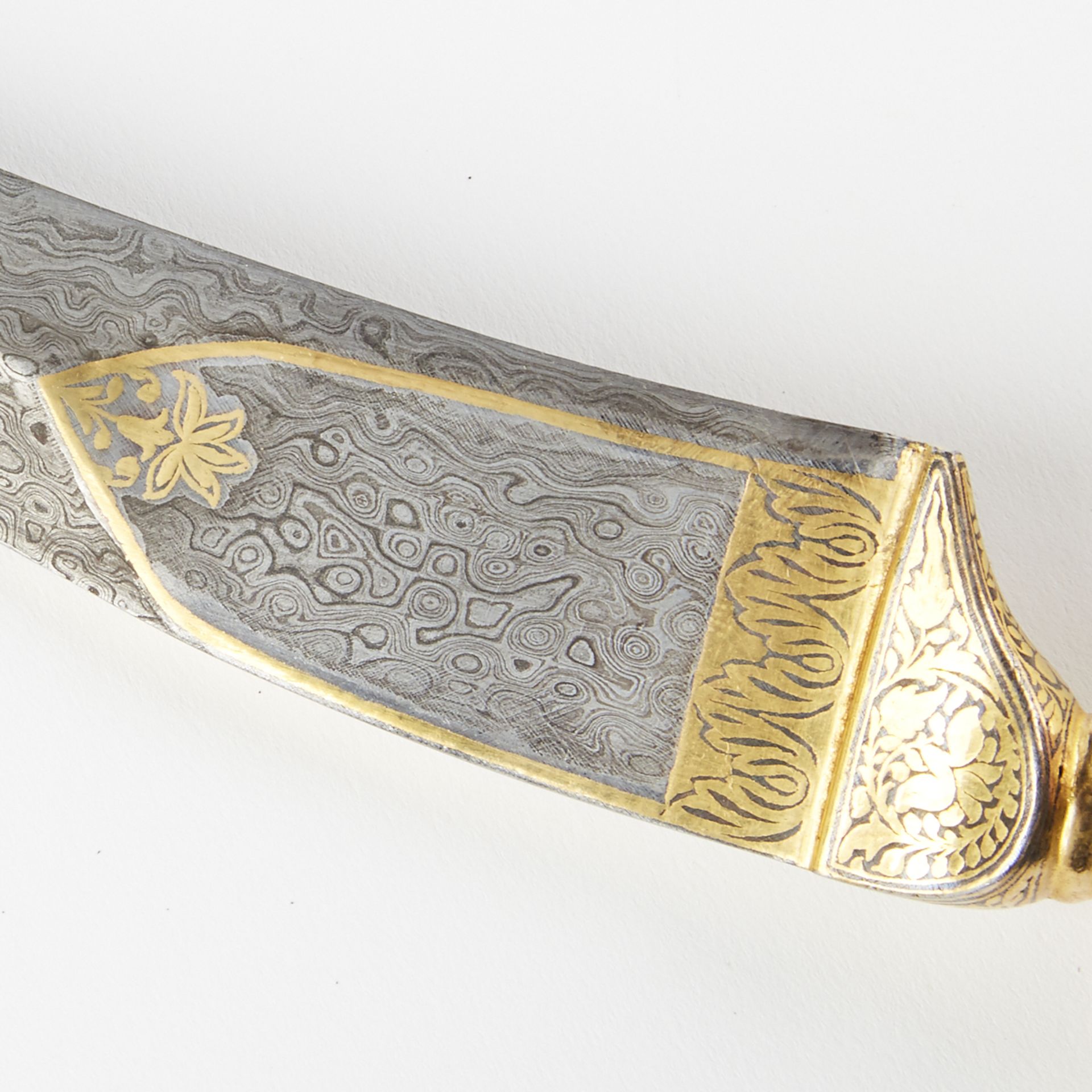 Persian Peshkabz Dagger w/ Damascus Steel Blade - Bild 2 aus 6