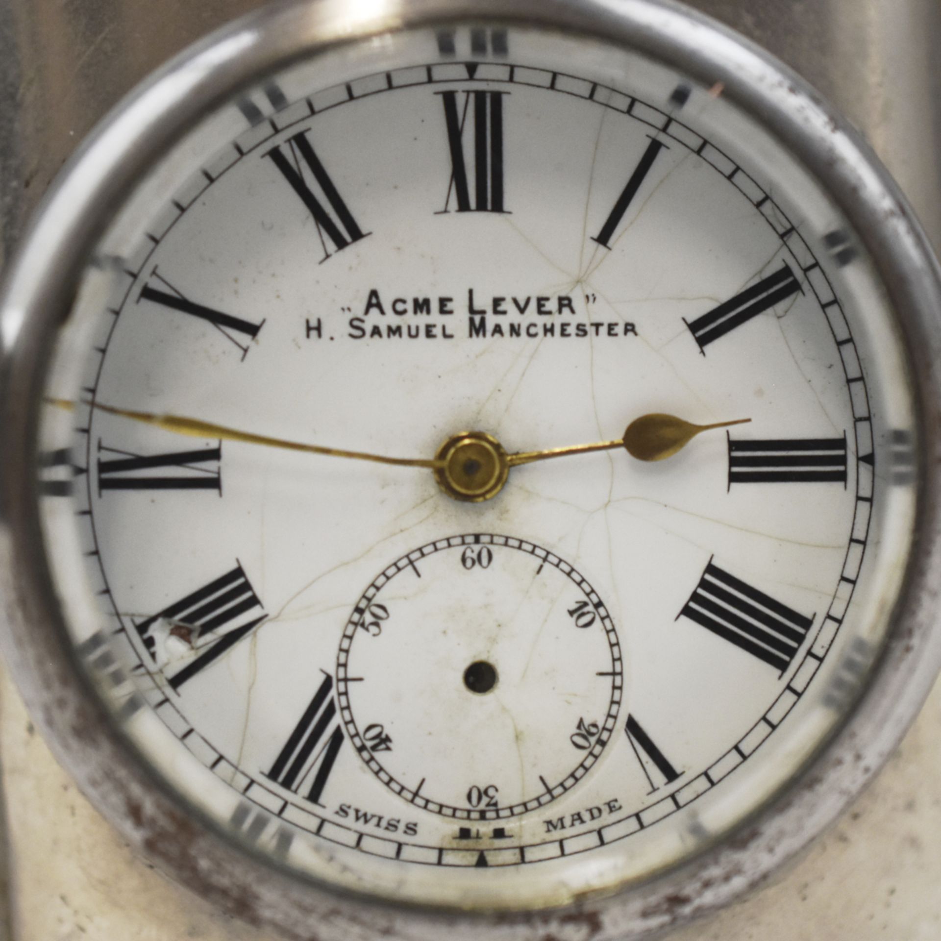Polaire Ligher w/ H. Samuel Acme Lever Clock - Bild 4 aus 5