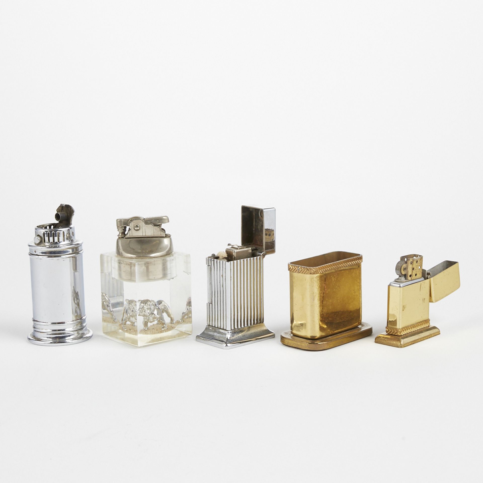 Grp: 5 American Table Lighters - Parker Chase Park Sherman - Bild 2 aus 6