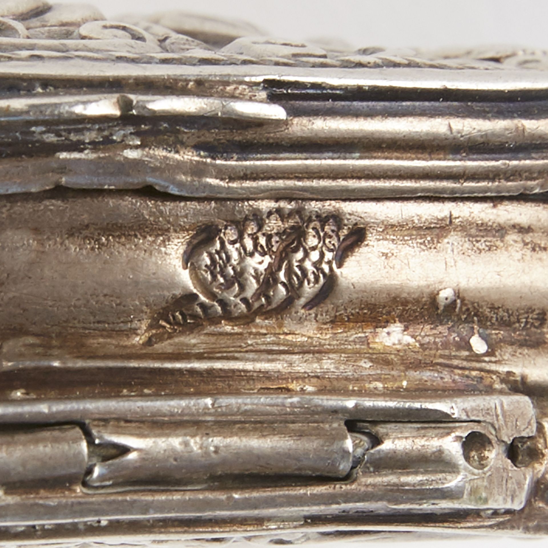 19th c. Islamic Silver Snuff Box - Bild 10 aus 10