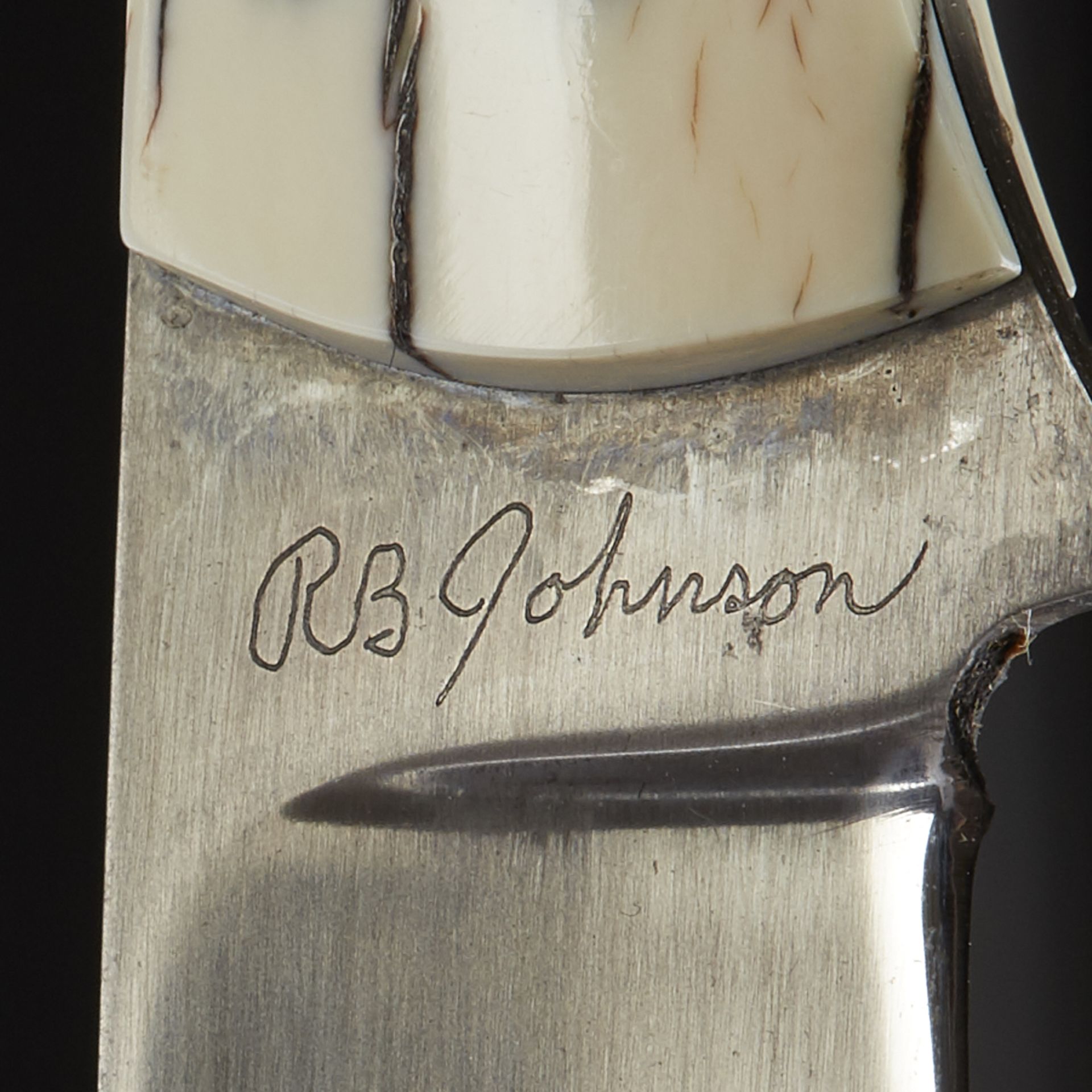 Group of 8 R. B. Johnson Knives - 2 Folding - Bild 6 aus 12