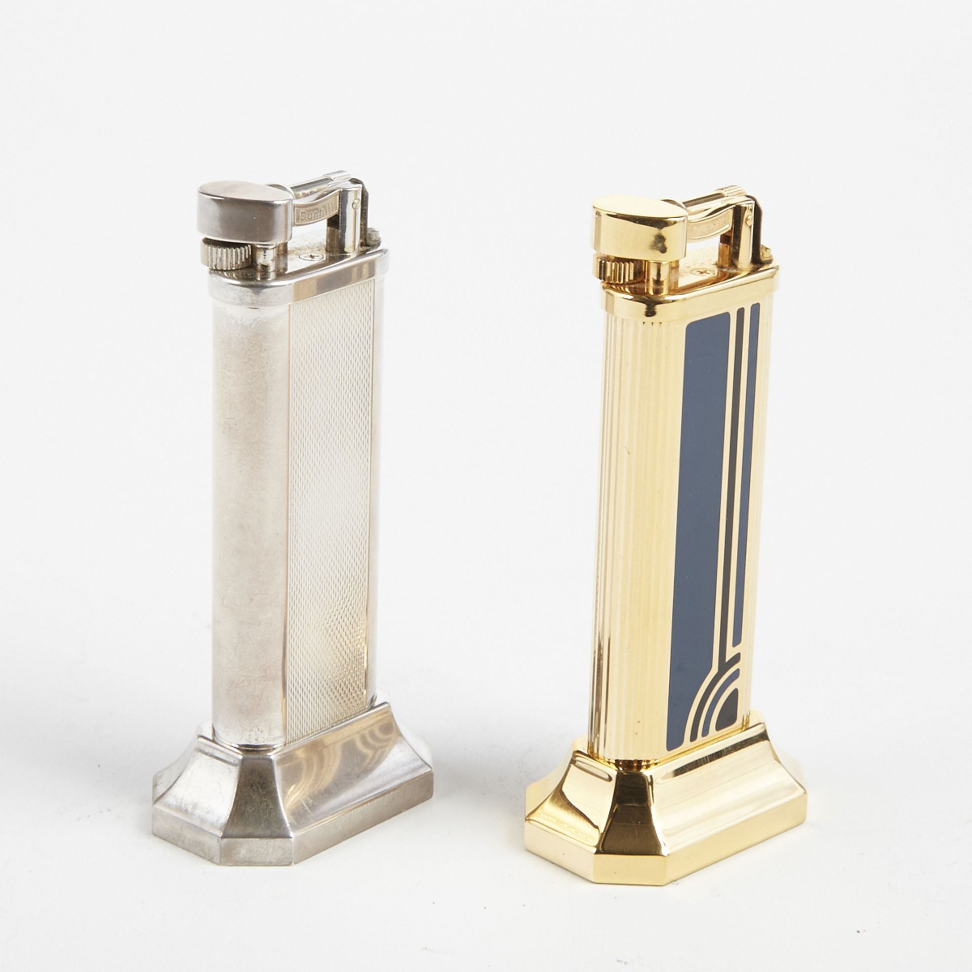 Grp: 2 Dunhill Lift Arm Table Lighters - Bild 2 aus 6