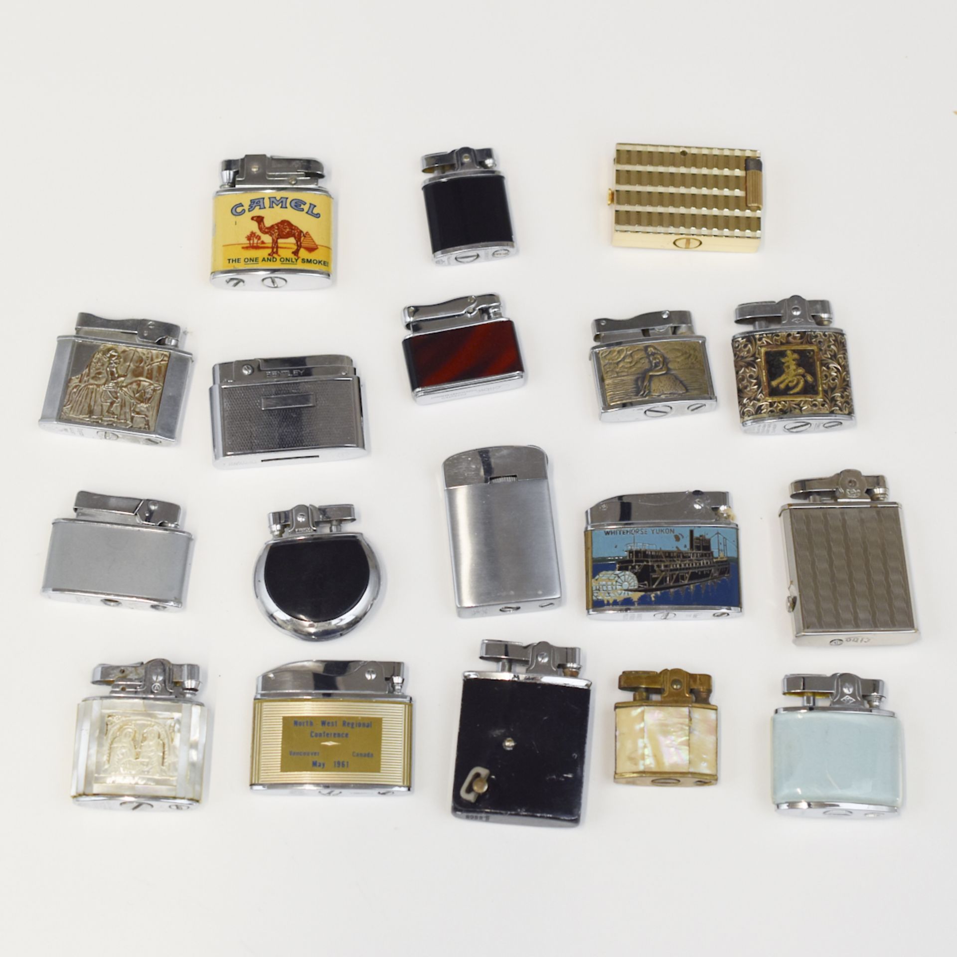 Lrg Grp: Assorted Mechanical Lighters and Cigarette Case - Bild 3 aus 6