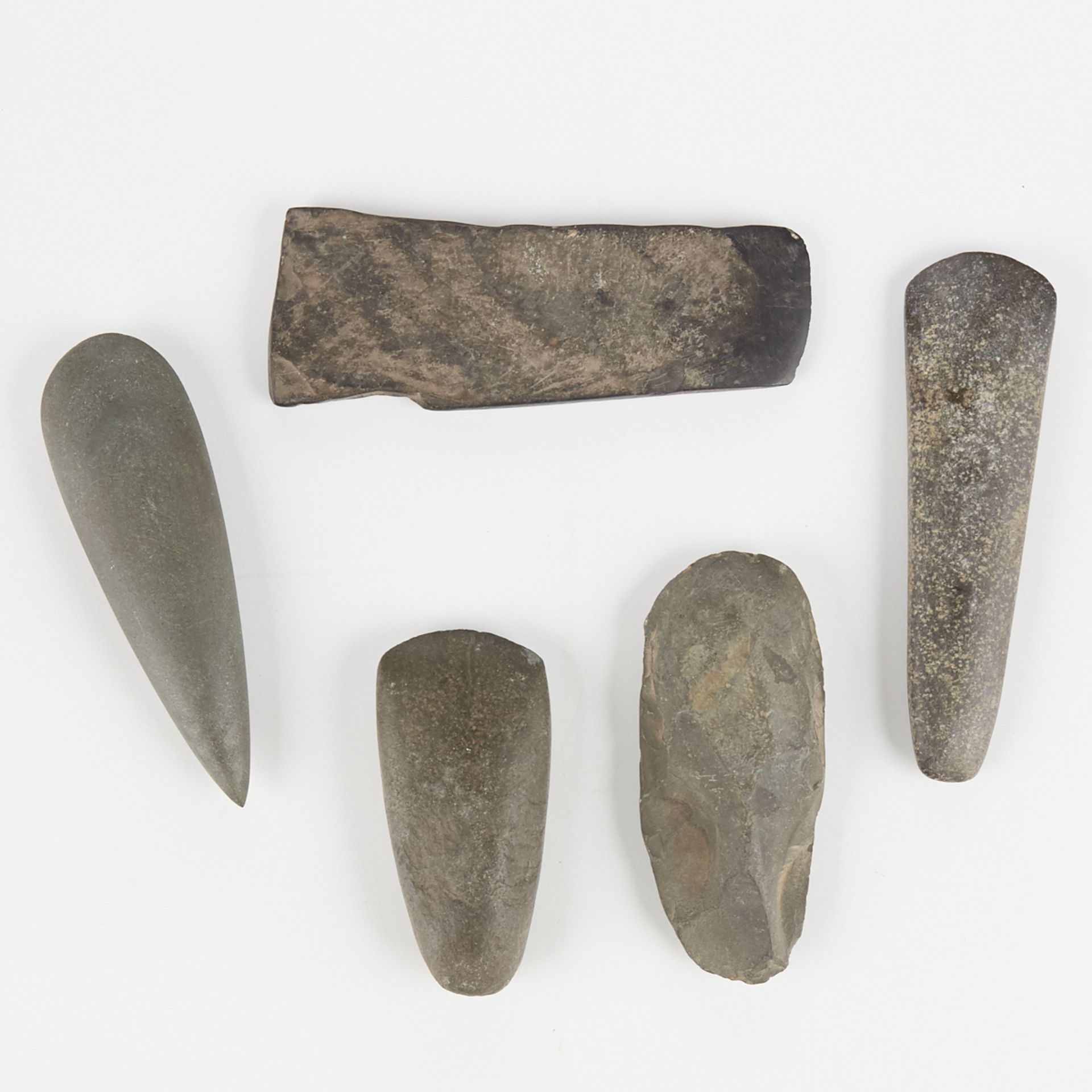 Grp: 5 Stone Axes Axeheads