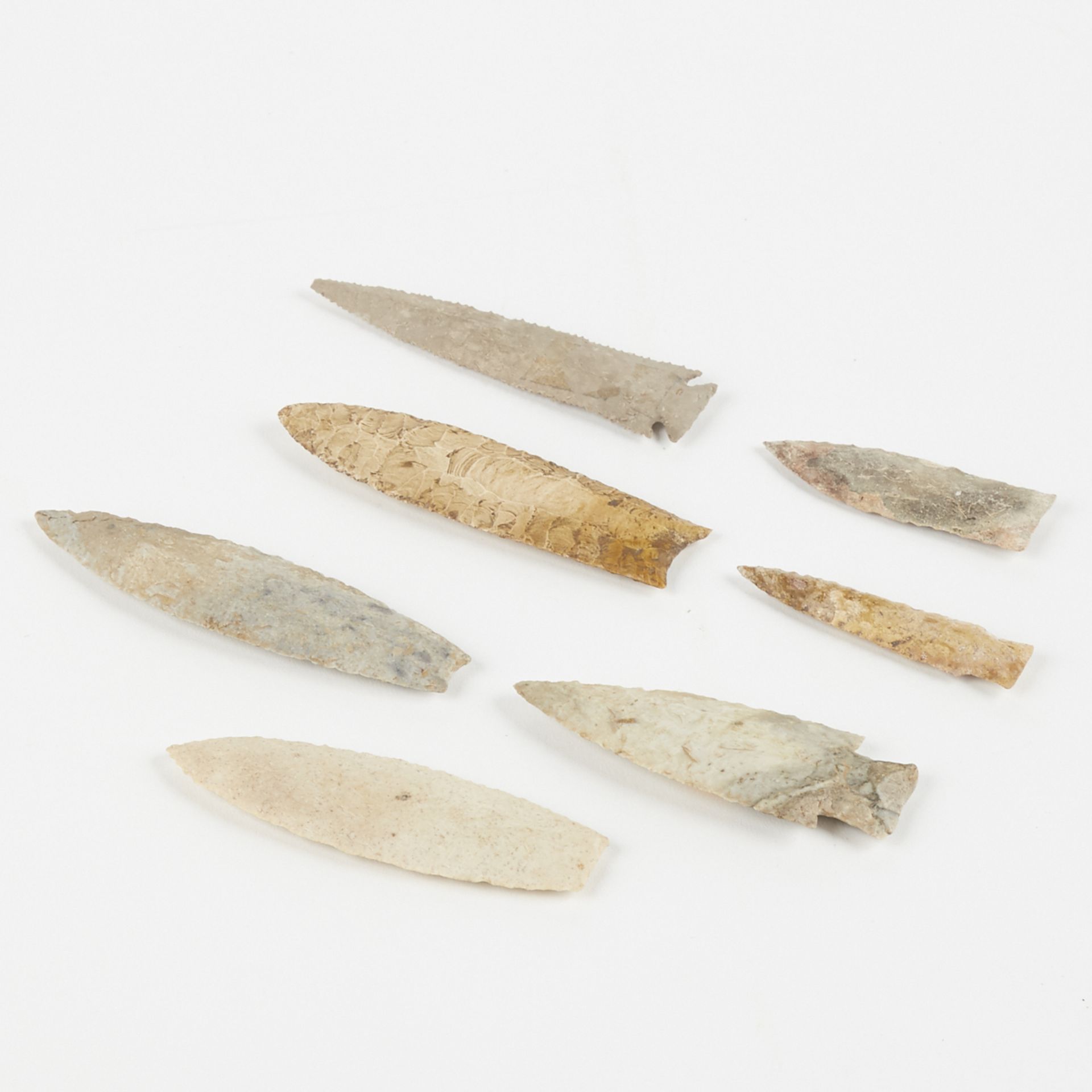 Lrg Grp: Stone Points Arrowheads - Bild 7 aus 10