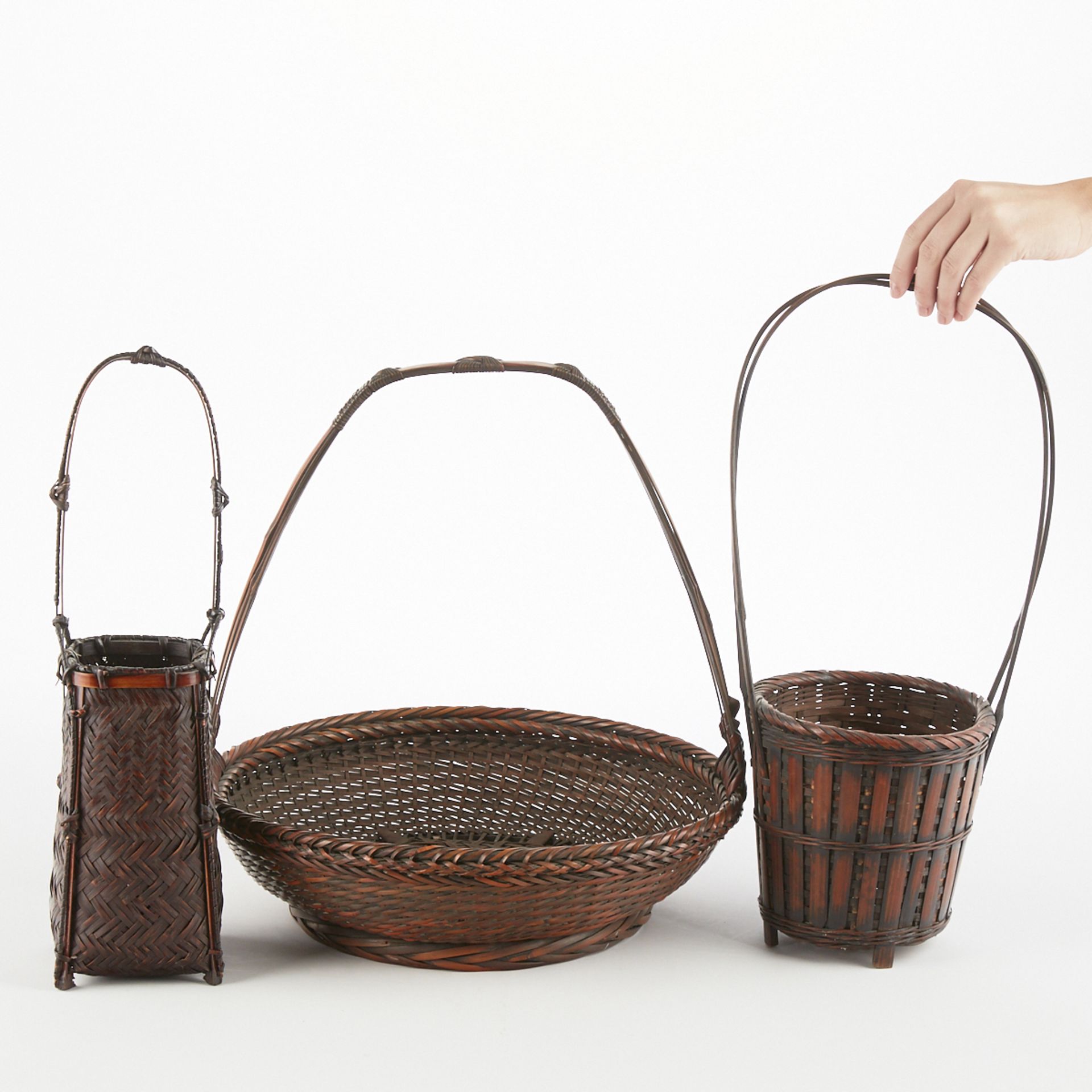 Grp: 3 Japanese Ikebana Baskets - Bild 3 aus 5