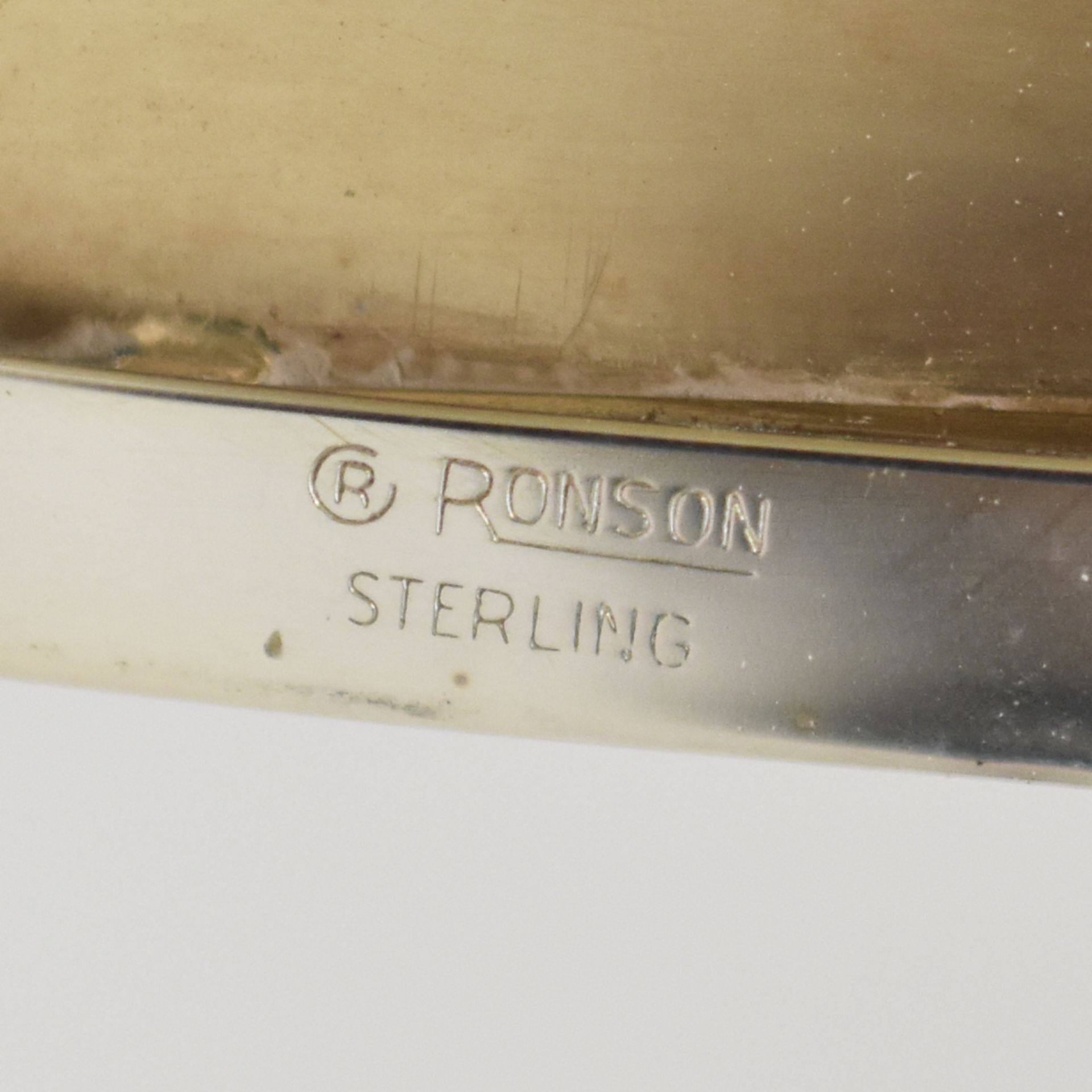 Ronson Sterling Silver Adonis Lighter and Cigarette Case Set - Bild 7 aus 7