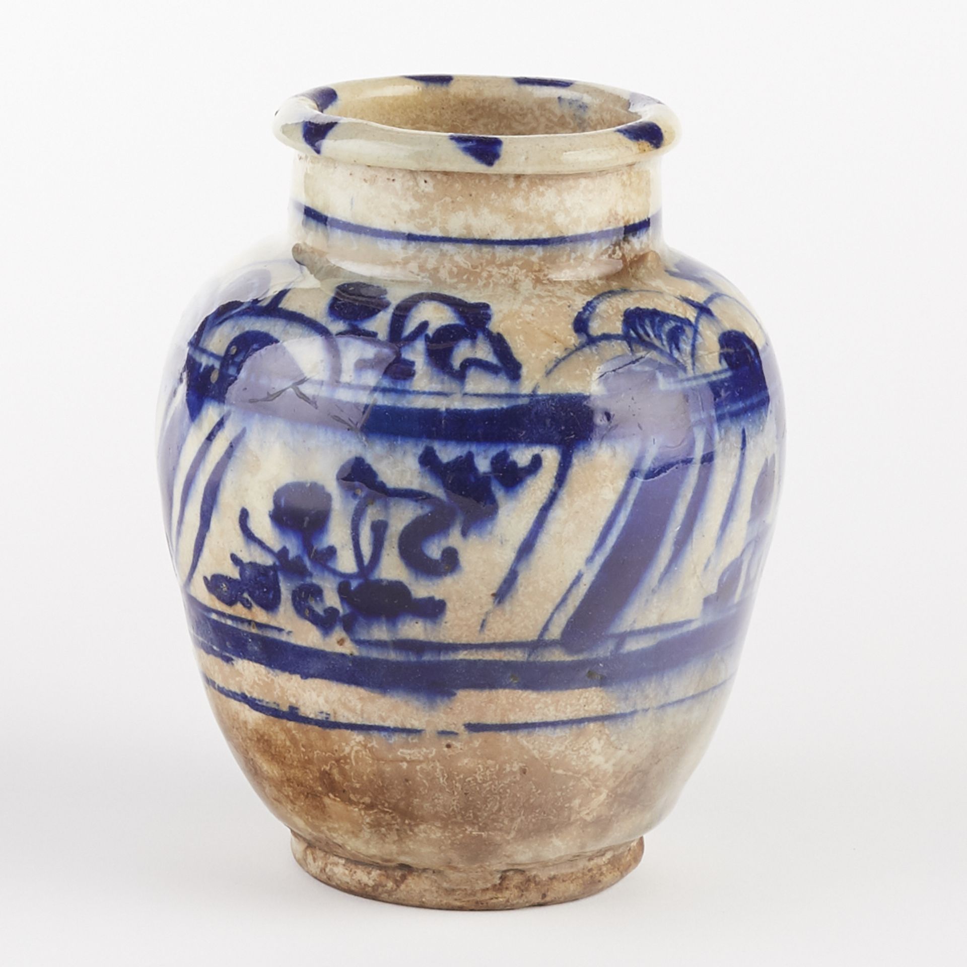 16th/17th c. Iran Persian Mamluk Drug or Spice Jar Vase - Bild 2 aus 6