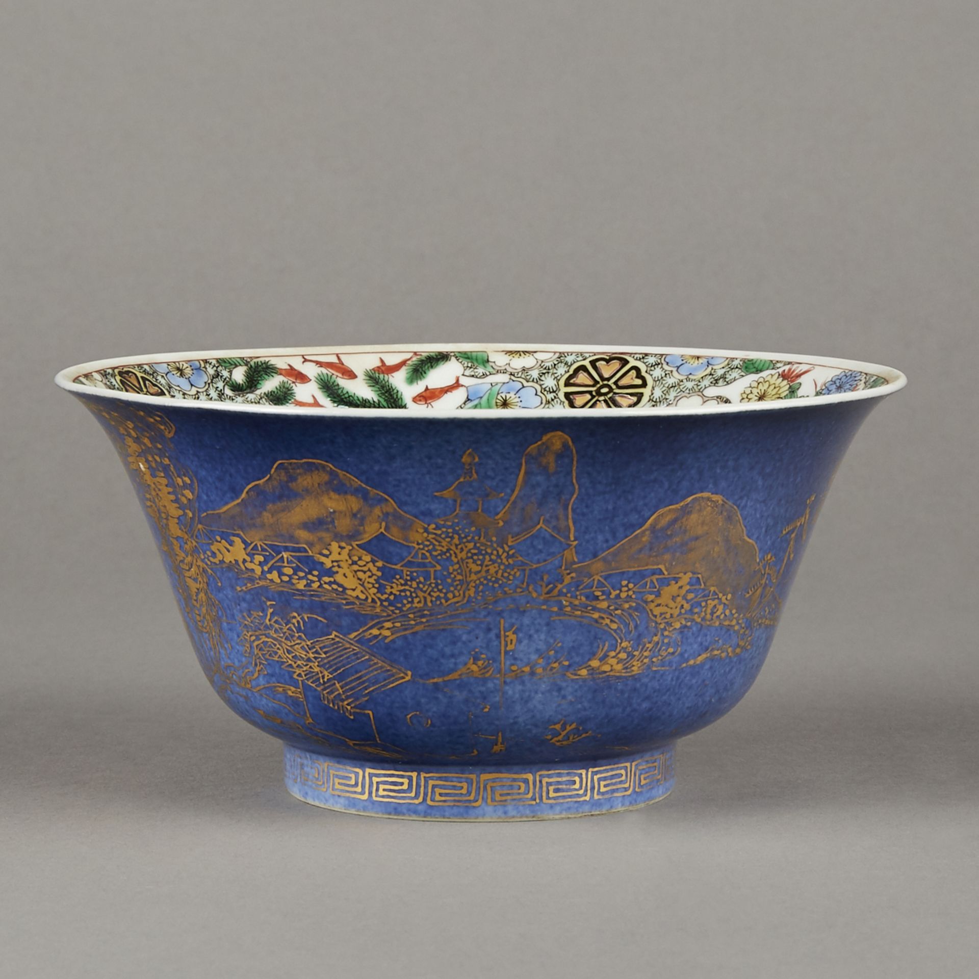 Chinese Famille Verte Porcelain Bowl - Bild 3 aus 8