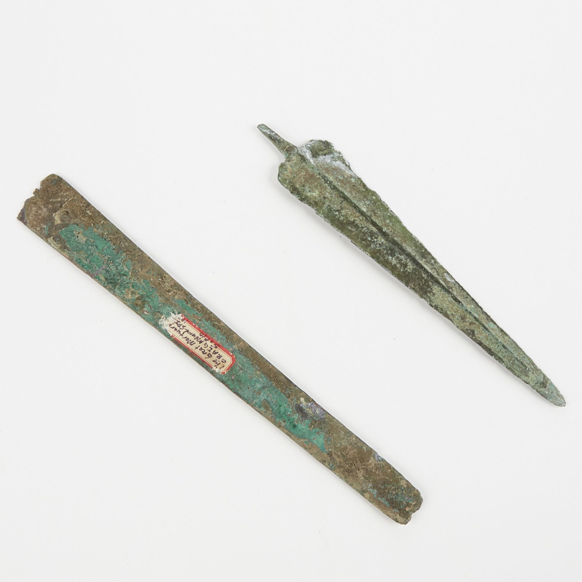 Grp: 2 Early Bronze Spearheads