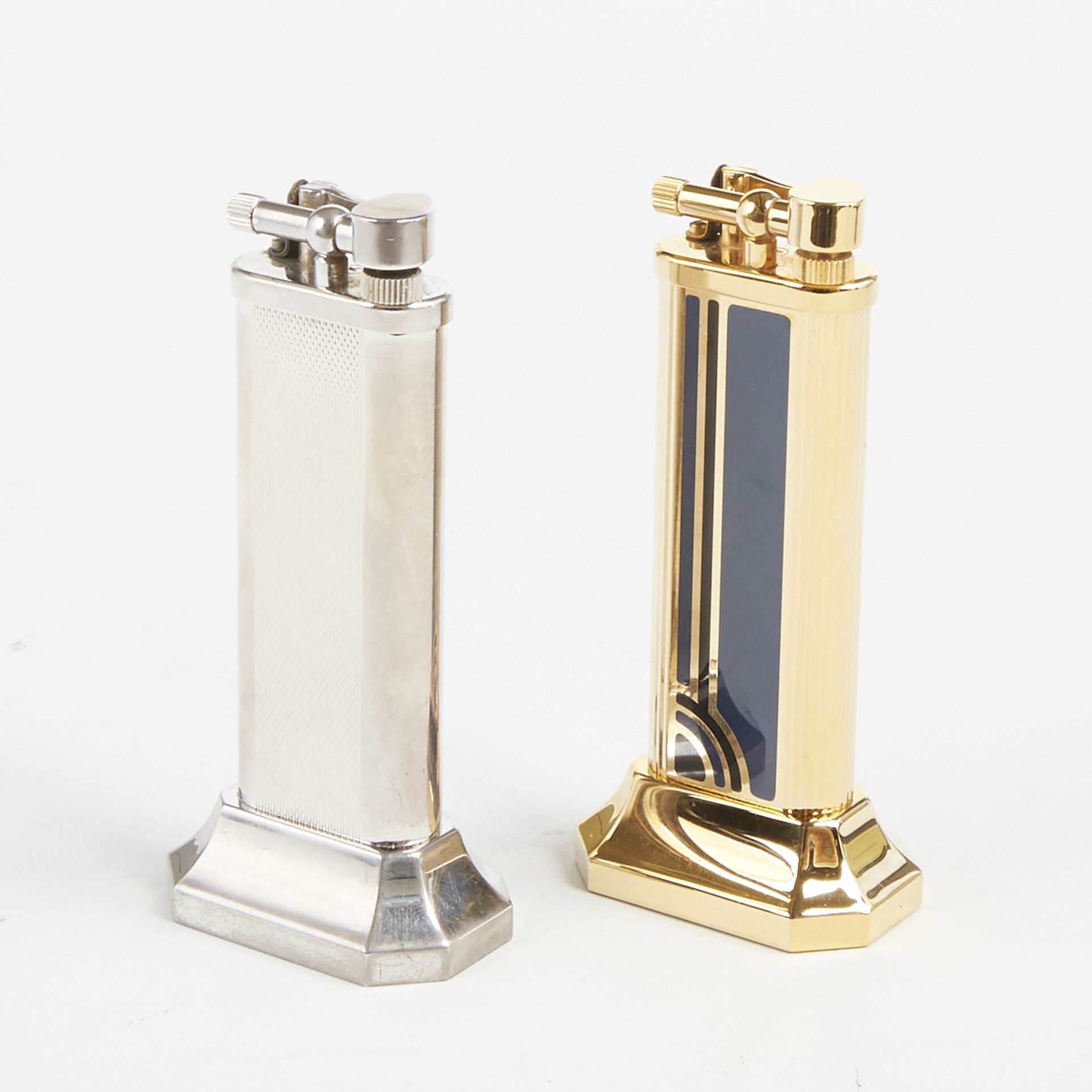 Grp: 2 Dunhill Lift Arm Table Lighters - Bild 4 aus 6