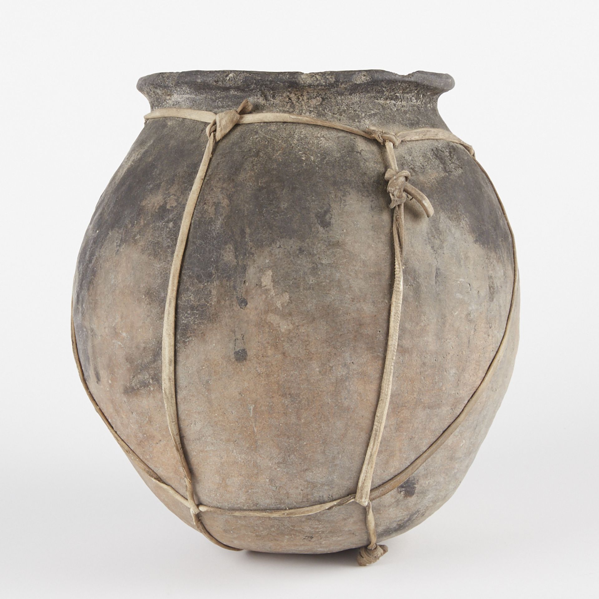 Large Anasazi Style Olla w/ Leather Cord