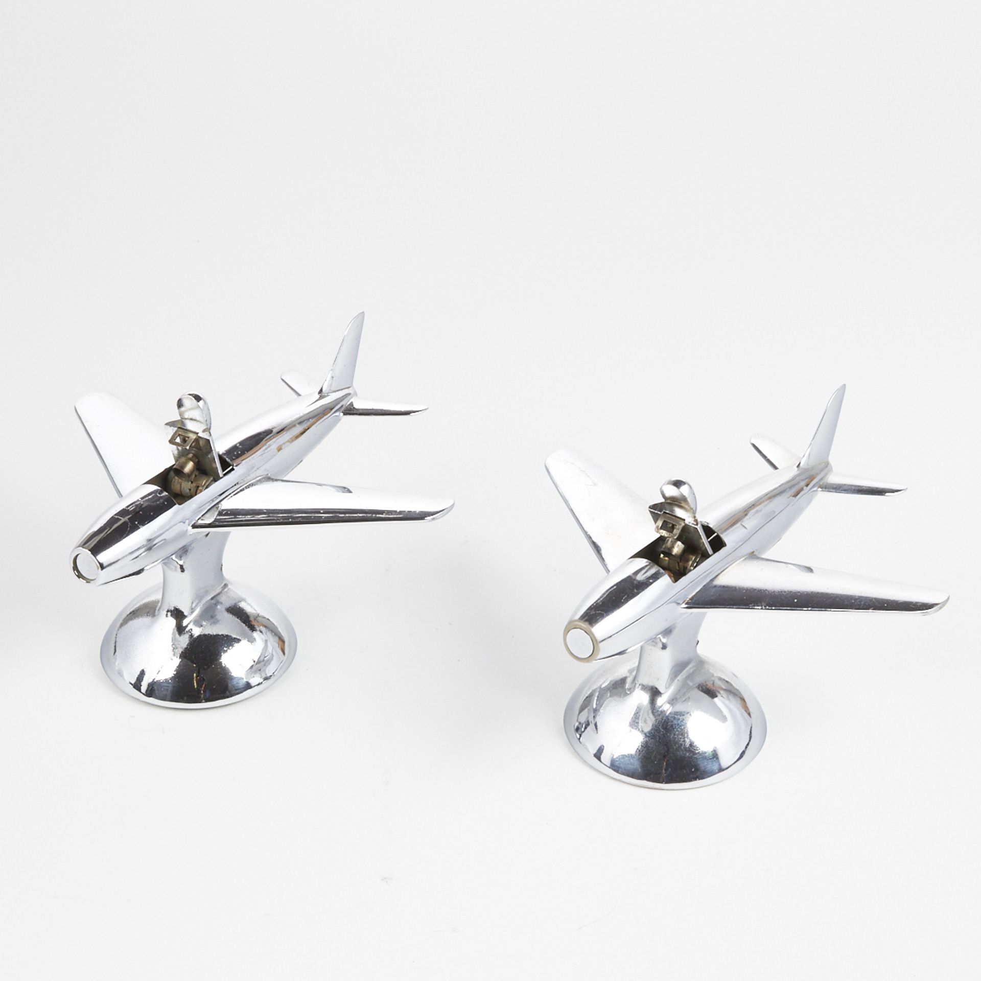 Grp: 2 Dunhill "Jet Plane" Table Lighters - Bild 2 aus 5
