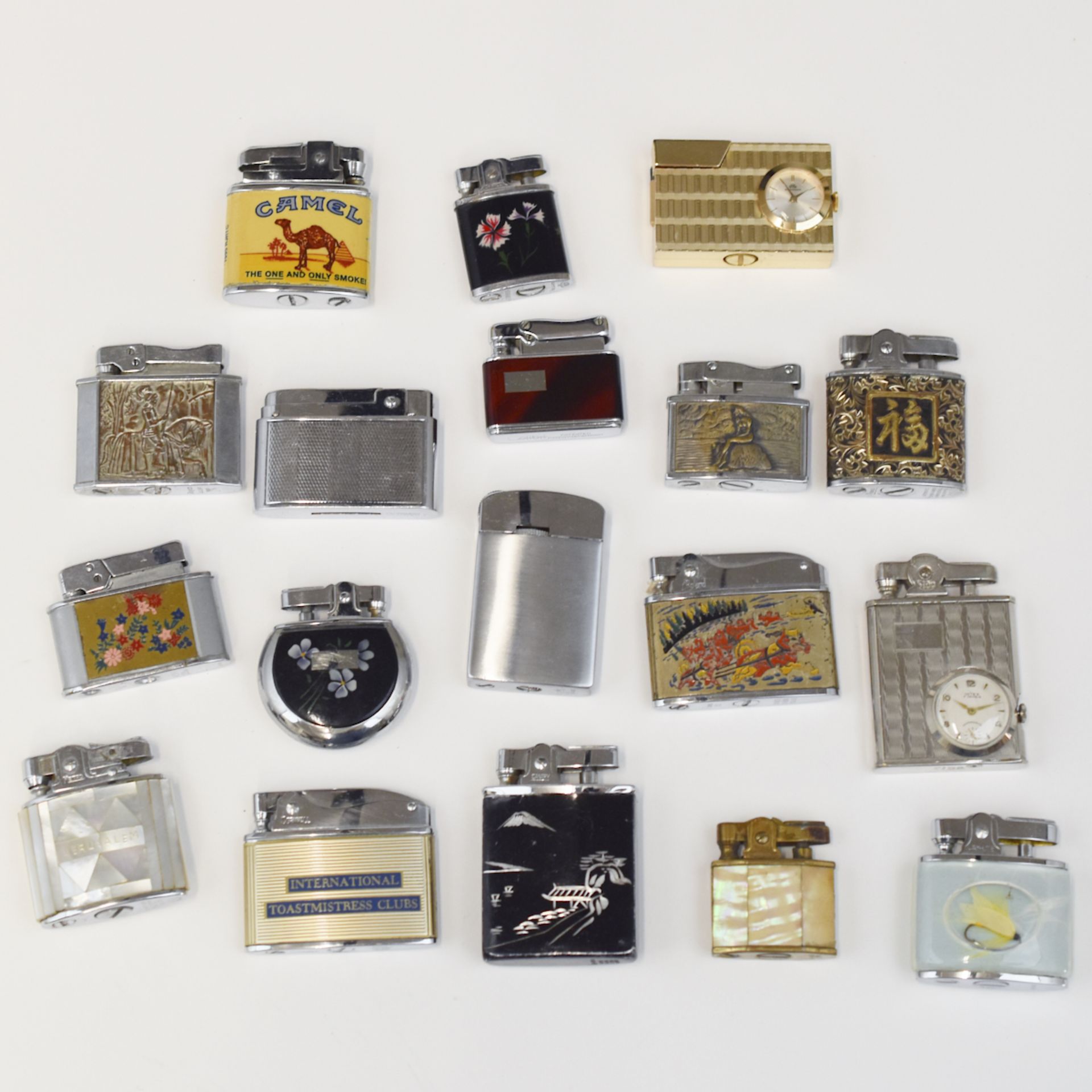 Lrg Grp: Assorted Mechanical Lighters and Cigarette Case - Bild 2 aus 6