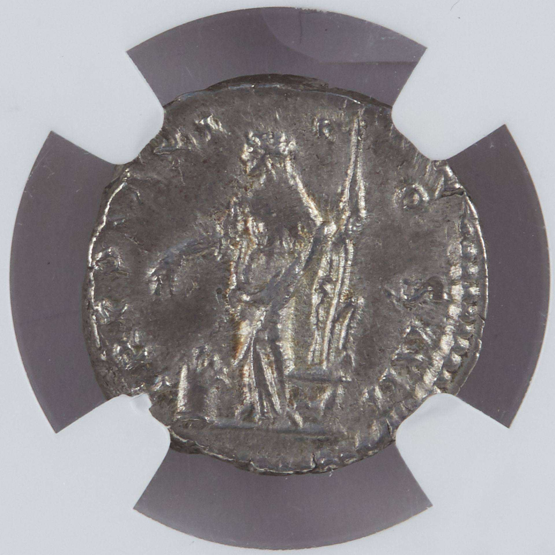 Coin Roman Silver Denarius Antoninus Pius 138-161 CE - Bild 3 aus 4
