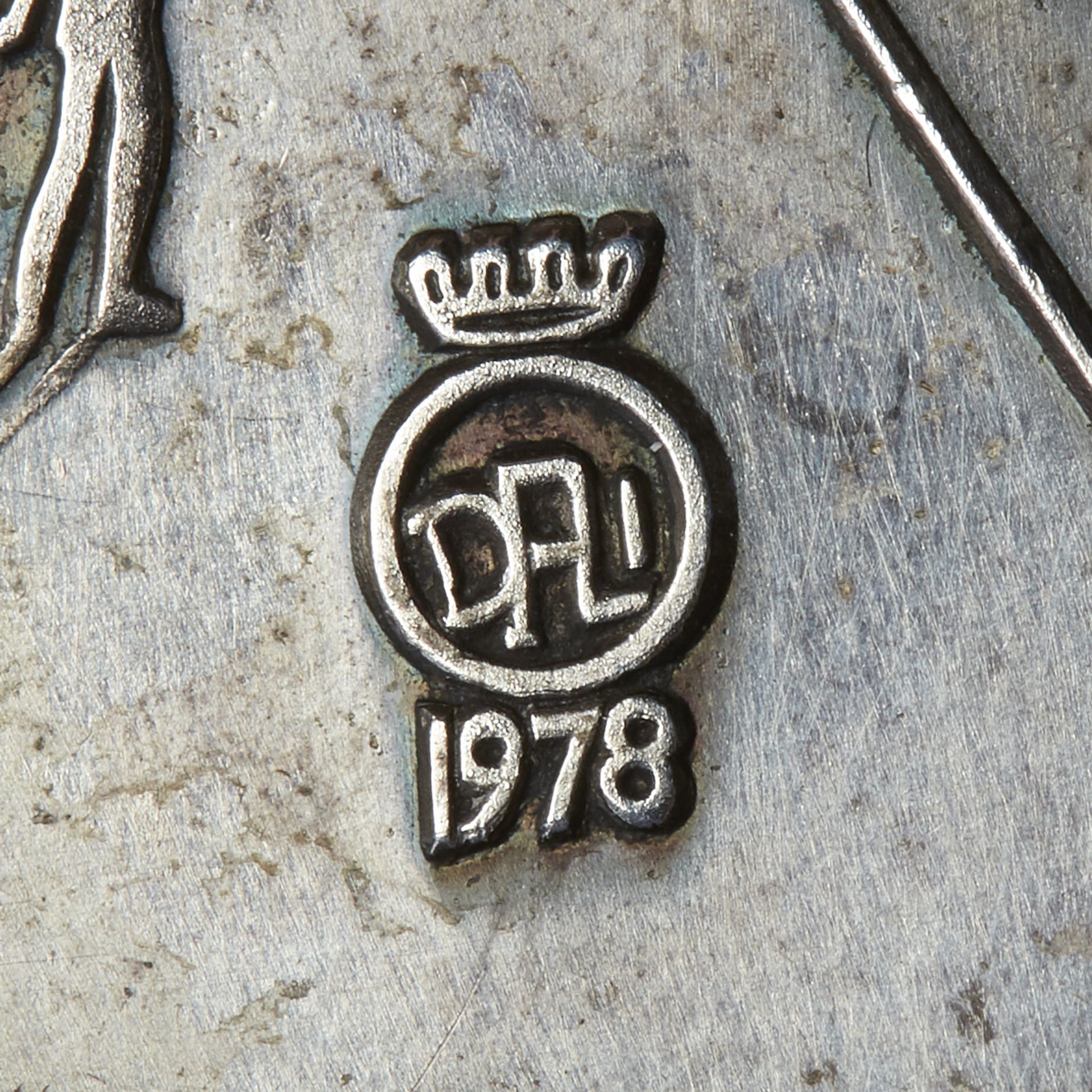 Salvador Dali 1978 "Peace" Silver Medallion Pendant - Bild 4 aus 5