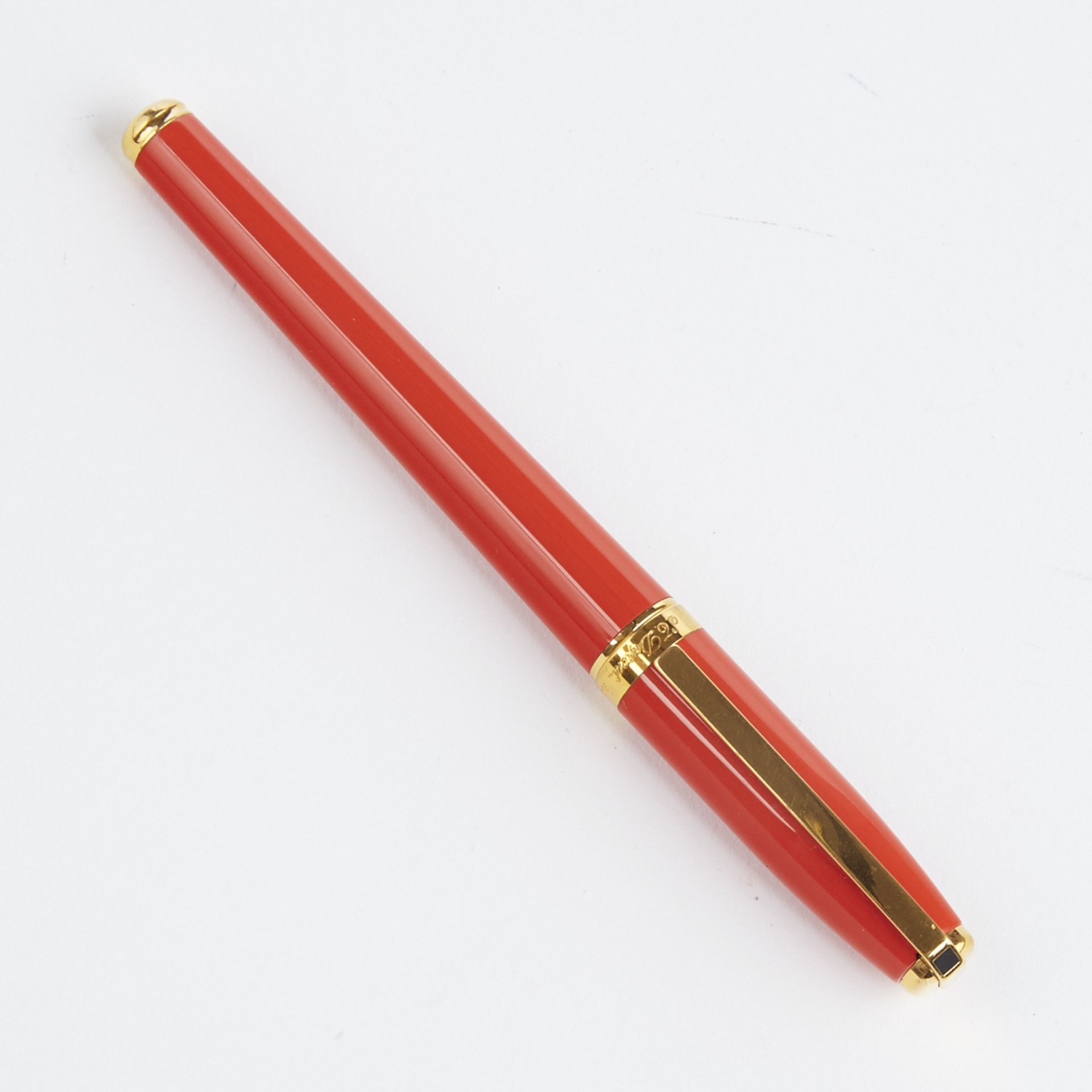 S.T. Dupont Lacquered Ball Point Pen in Coral Red - Bild 3 aus 9
