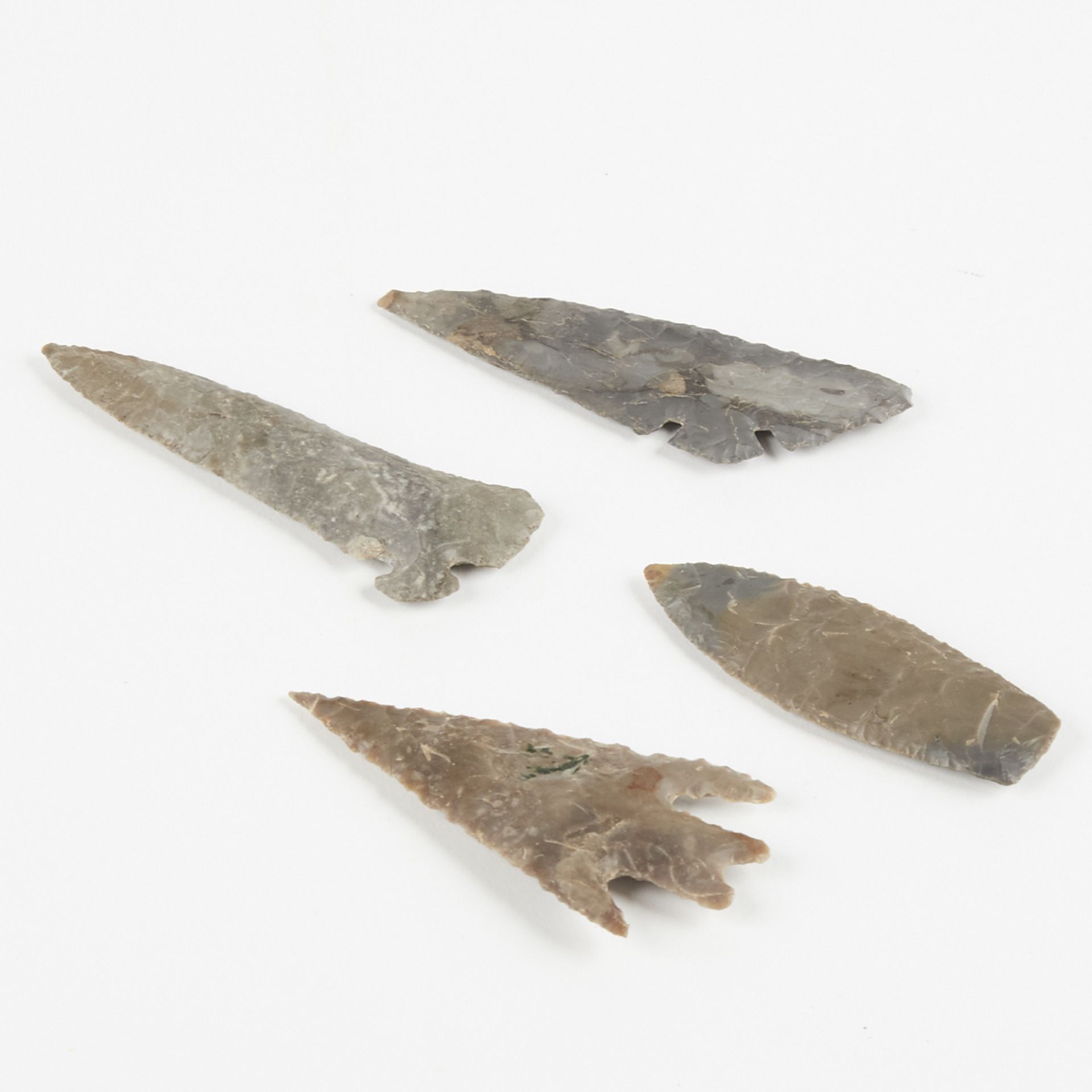 Lrg Grp: Stone Points Arrowheads - Bild 4 aus 10