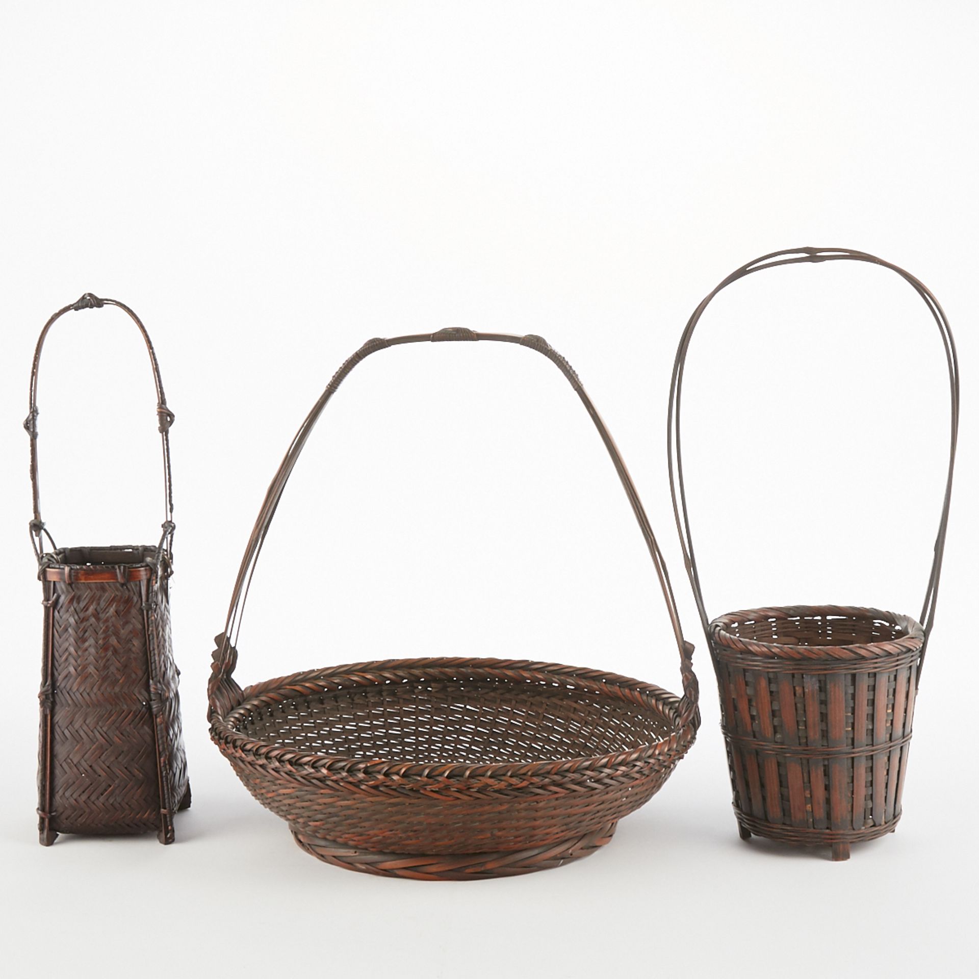 Grp: 3 Japanese Ikebana Baskets