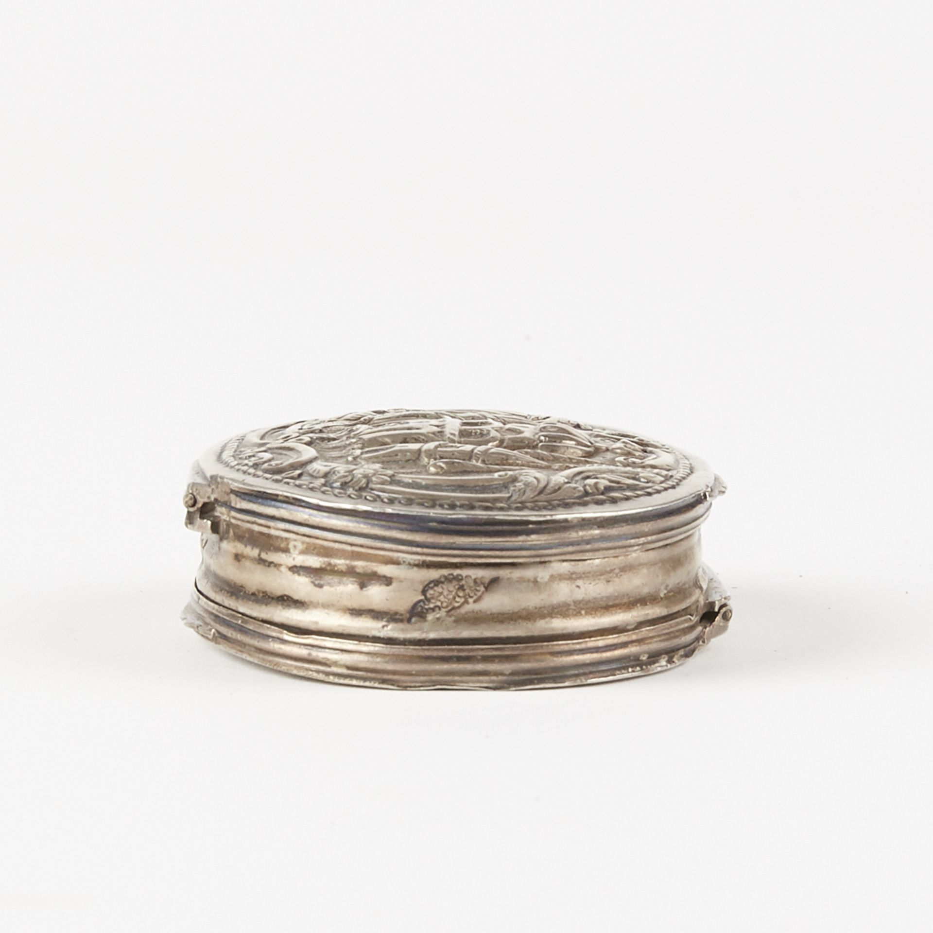 19th c. Islamic Silver Snuff Box - Bild 4 aus 10