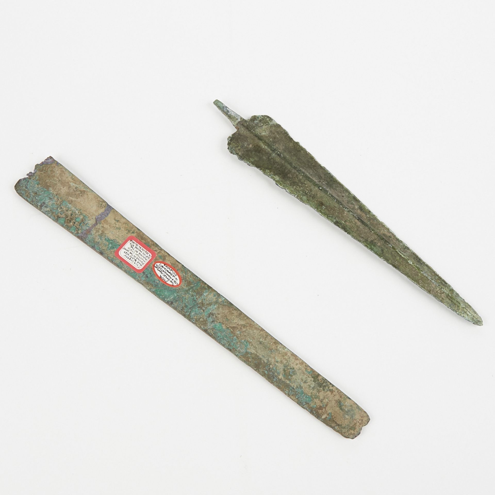 Grp: 2 Early Bronze Spearheads - Bild 3 aus 8