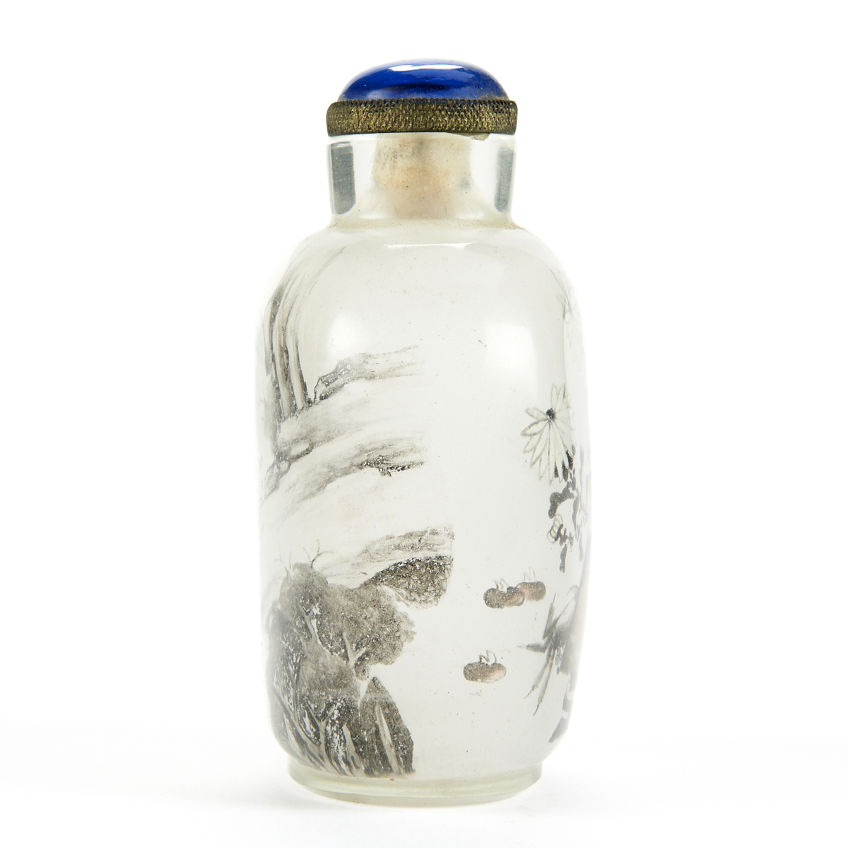 Grp: 2 Chinese Inside Painted Glass Snuff Bottles - Image 5 of 14