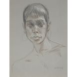 Paul Cadmus Portrait Crayon Sketch Drawing