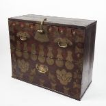 Brass Banded Korean Bandaji Tansu Chest