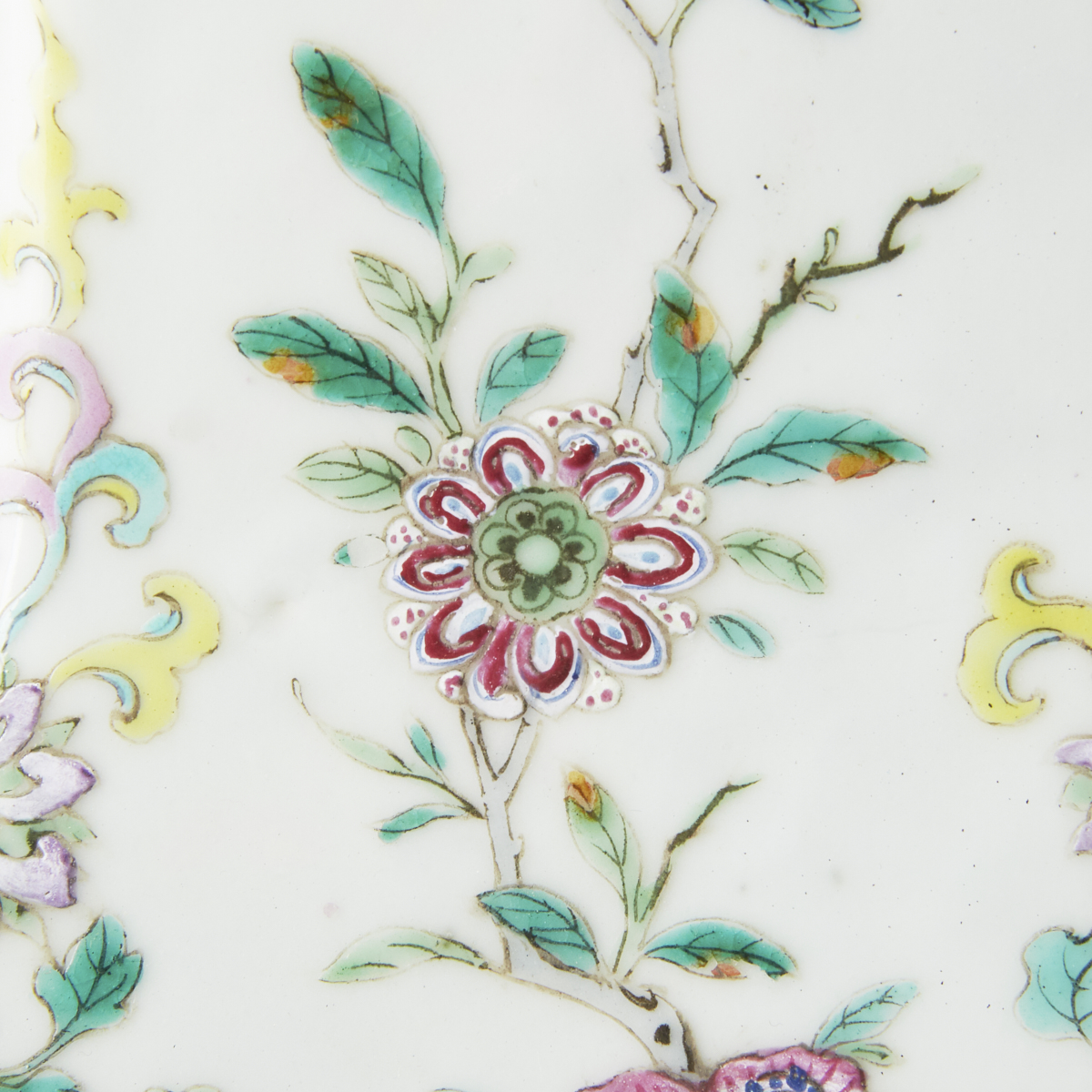 Chinese Qing Famille Rose Porcelain Hexagonal Vase - Image 6 of 14