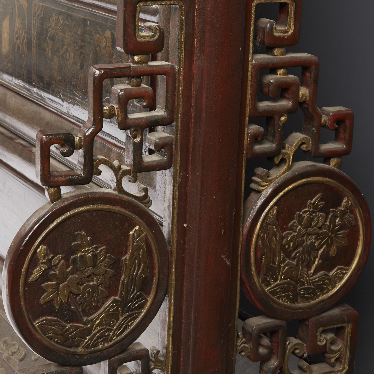19th Century Chinese Room Divider or Screen - Image 4 of 6
