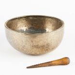 Hand Hammered Buddhist Paktong Prayer Bowl