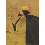 Jane Atche Art Nouveau Cigarettes Poster JOB