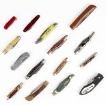 Lrg Grp: 15 Custom Folding Knives - Marbles Remington Imperial Mamomer