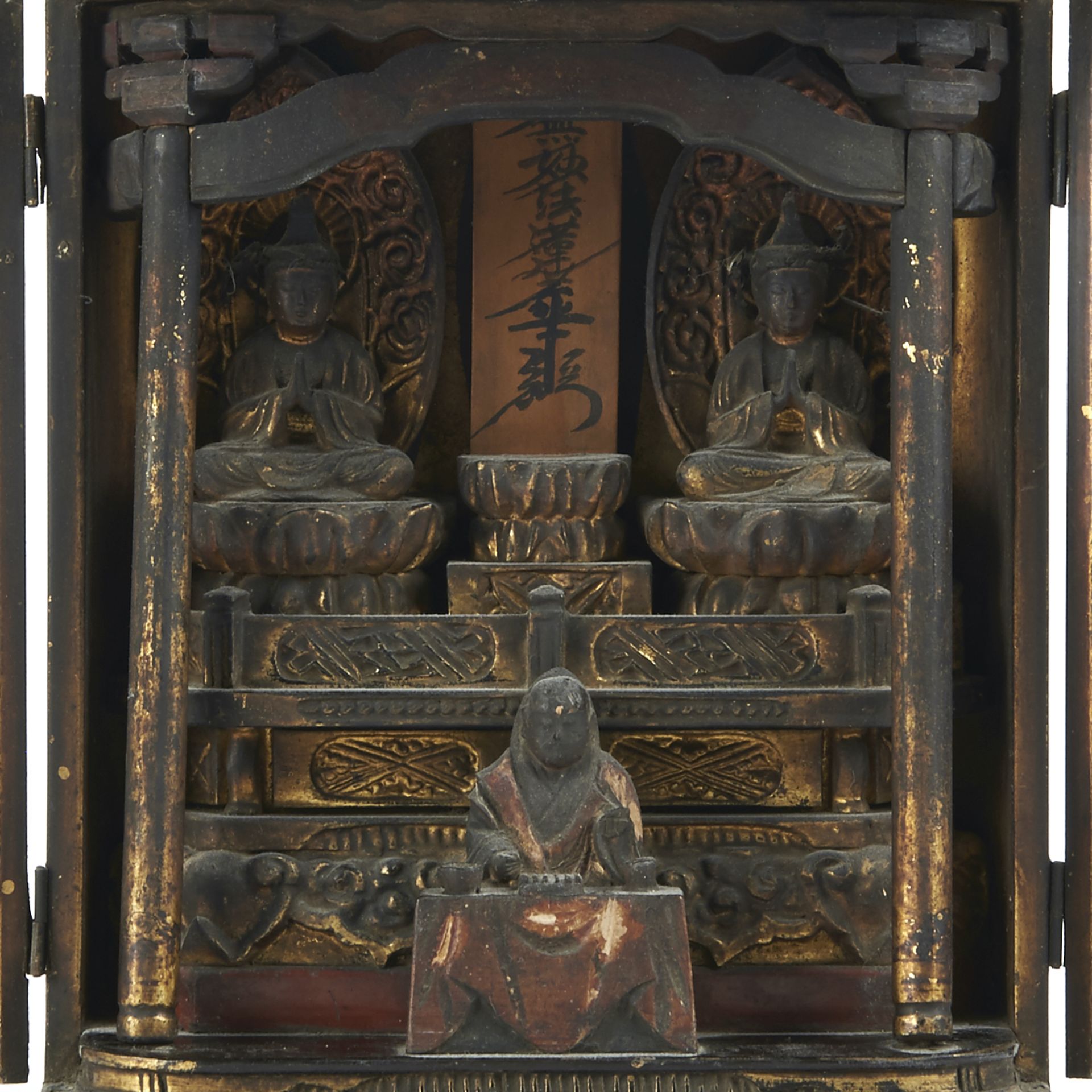 Edo Period Japanese Zushi Shrine - Bild 3 aus 13