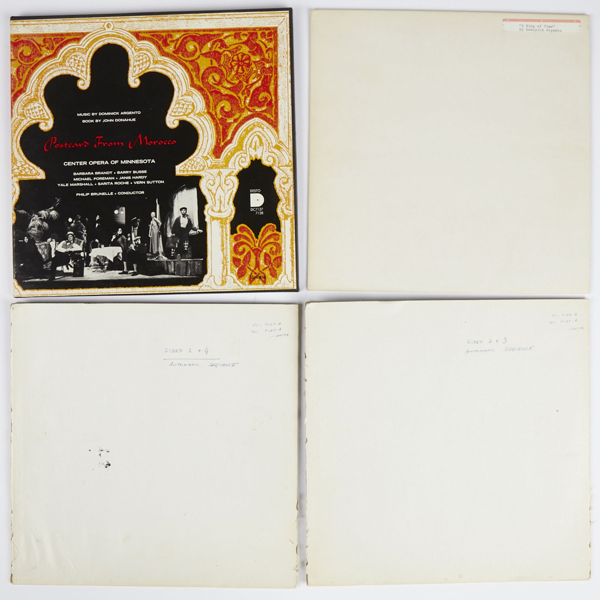 Grp: 12 Dominick Argento Vinyl Record Albums - Image 2 of 2