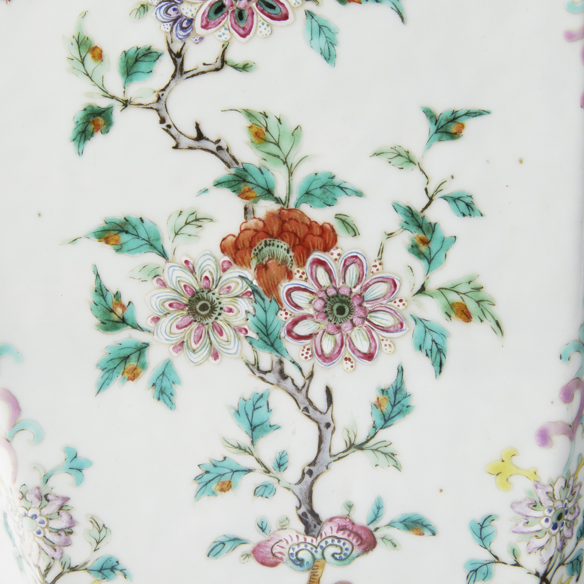 Chinese Qing Famille Rose Porcelain Hexagonal Vase - Image 7 of 14