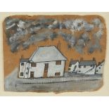 Alfred Wallis "The White House" Painting on Board