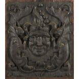 Royal Jester Carved Wood Panel - Clarence Johnson