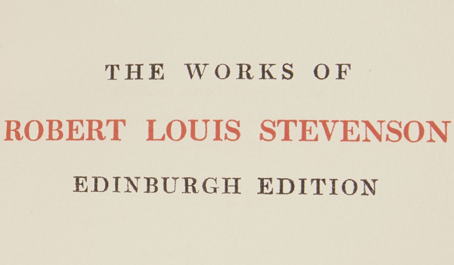 Grp: 16 Volumes of Stevenson's Works - Full Leather - Bild 2 aus 3