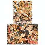 Pair of Hugh Kappel Collage Works