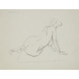Paul Cadmus Female Nude Drawing on Paper