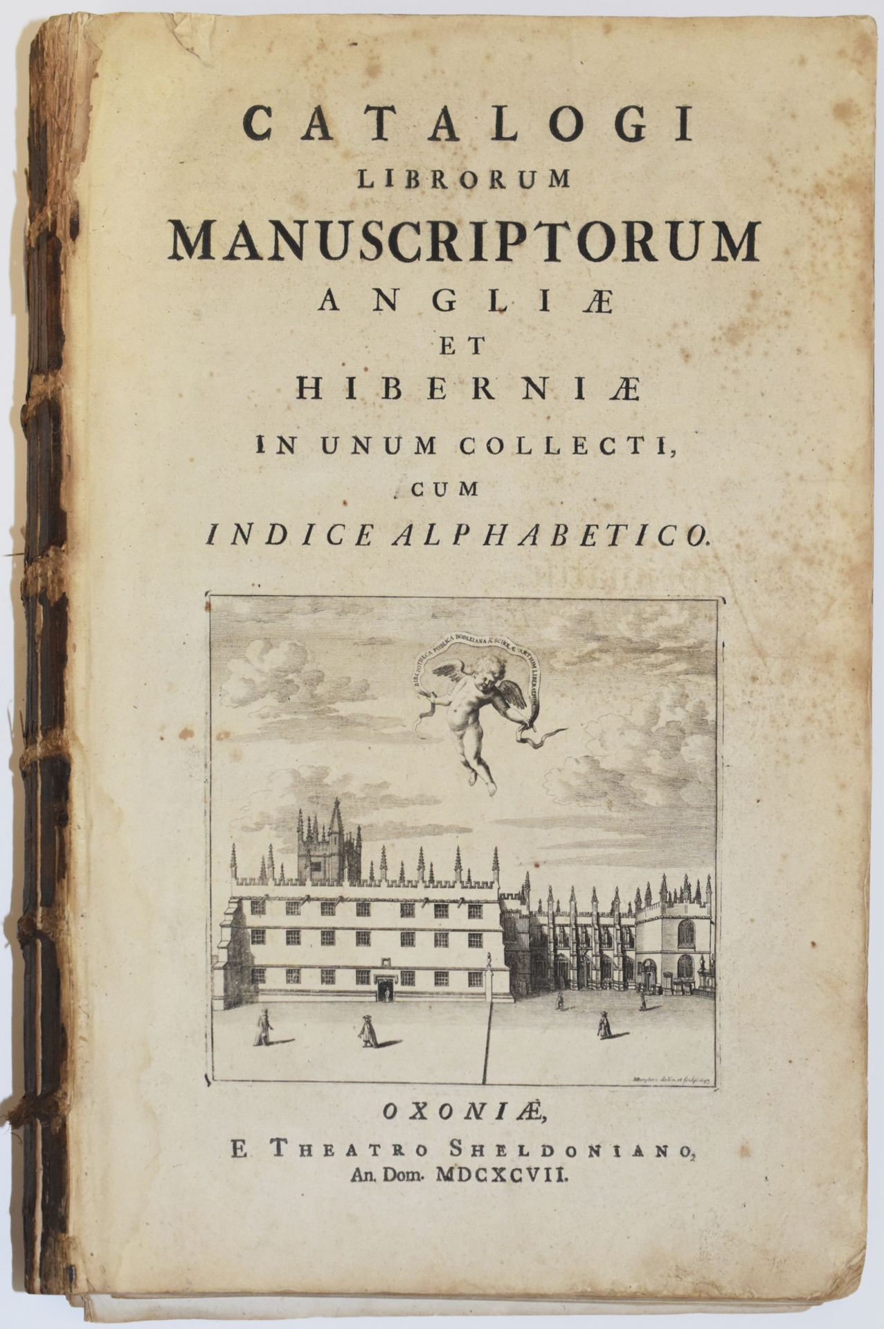 John Bacon "Catalogi Librorum Manuscriptorum" 1697 Oxford