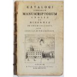 John Bacon "Catalogi Librorum Manuscriptorum" 1697 Oxford