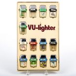 Grp: 13 Lighters in VU Lighters Display Tray