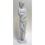 Lore Friedrich - Gronau, Stehender Halbakt RosenthalGroße Porzellan-Figur Rosenthal,