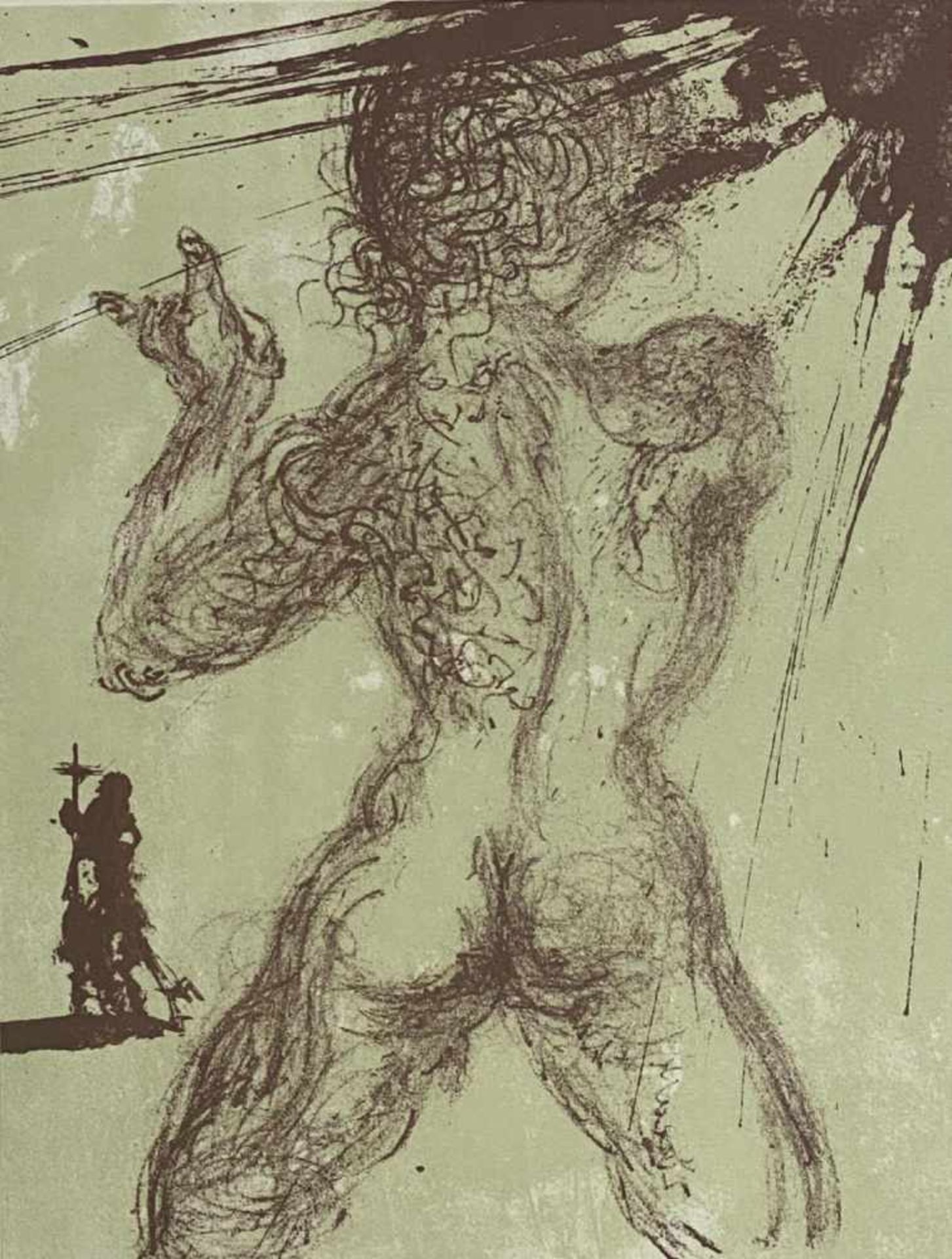 Salvador Dali, Vier Lithographien (Hommage à Meissonier, Paris 1967) - Image 2 of 7